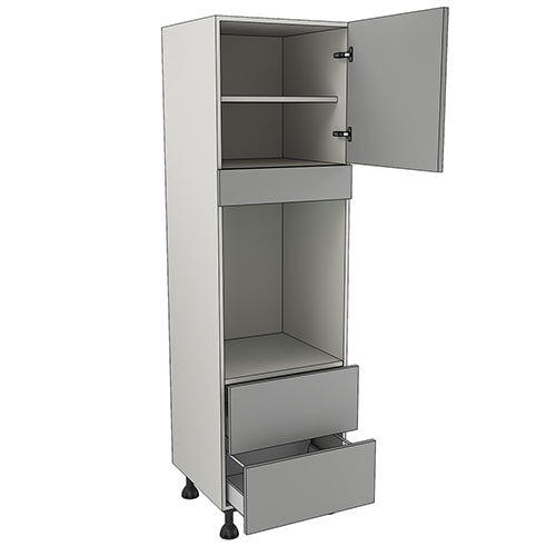 600mm Built In Single Oven Housing With Pan Drawer - 1970 High - Total Height 2120 including 150 legs - Trade Kitchen Supplier